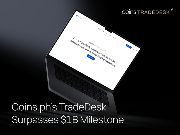 <div>Coins.ph's TradeDesk Surpasses B Milestone in 2023</div>