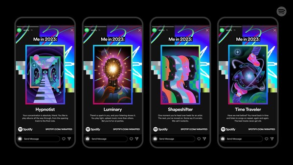 New interactive features on 2023 Spotify Wrapped