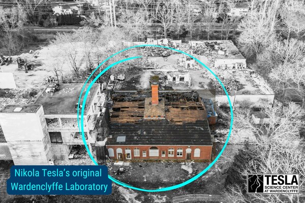 Tesla Science Center at Wardenclyffe, Shoreham, NY, the last remaining laboratory of famed inventor Nikola Tesla, was damaged by a serious fire on the afternoon of November 21, 2023. To help cover fire remediation costs, the Center has launched an international, $3-million Indiegogo fundraising campaign called the 
