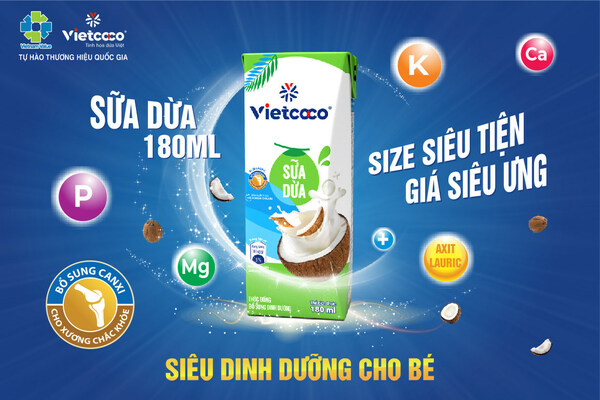 Vietcoco Ra Mắt Sữa Dừa Diện Mạo Mới Hộp 180ml Trong Triễn Lãm Quốc Tế Công Nghiệp Thực Phẩm Việt Nam 2023