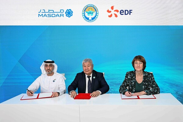 Masdar and EDF Sign Major Agreement with Government of the Kyrgyz Republic to Develop up to 3.6GW of Hydropower and Renewable Projects