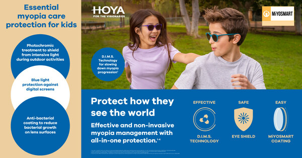 Addressing the Rising Myopia Challenge: HOYA Lens Singapore's MiYOSMART Sun with Full Control Lenses