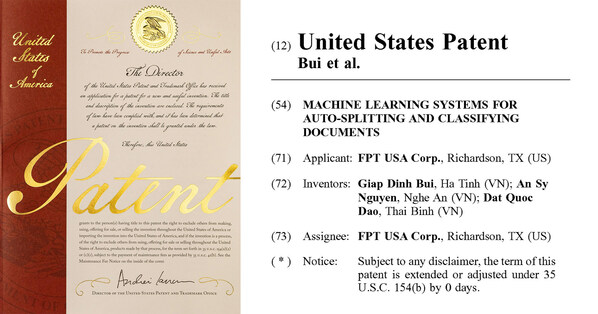 FPT ISが米国で初の特許を取得