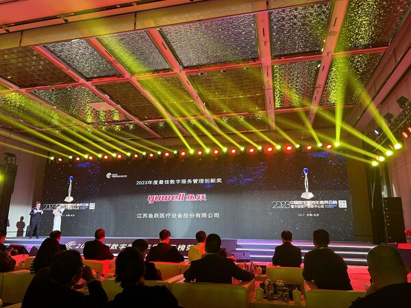 图：中国数字服务产业发展年会颁奖现场