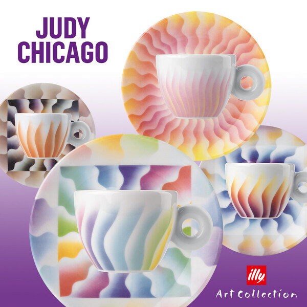 illy意利咖啡携手美国艺术家朱迪-芝加哥，推出全新illy意利艺术典藏系列