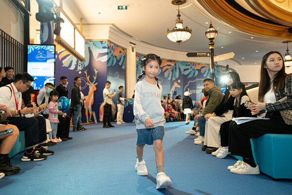 The children's fashion show was a captivating moment, filled with wonder and excitement.
