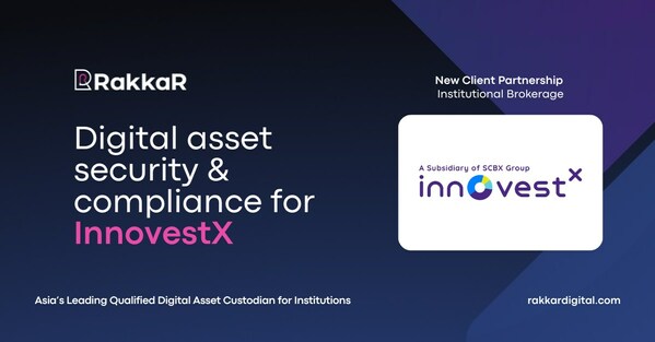 <div>Rakkar Digital selected as Custodian for SCBX's InnovestX</div>