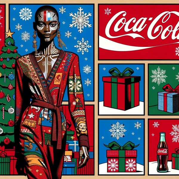 Supermodel and inclusivity advocate, Winnie Harlow, is leveraging the power of AI to create inclusive holiday cards for friends and family across the world, with Coca-Cola’s Create Real Magic tool, and encourages people to create their own unique cards. Digital Marketing Campaign example