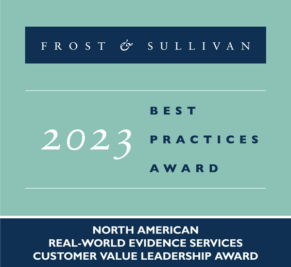 Parexel Recognized with Frost & Sullivan's 2023 North American Customer Value Leadership Award for Impactful Real-world Evidence Solutions Addressing Customer Needs
