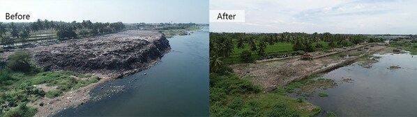 Erode C Vairapalayam Dumpsite Reclamation Project, Tamil Nadu, India