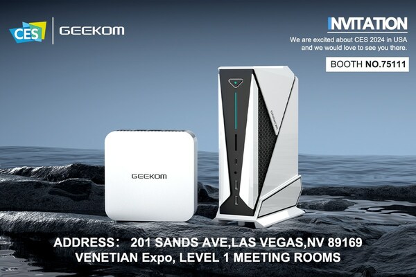 GEEKOM Unveils its Presence at CES 2024