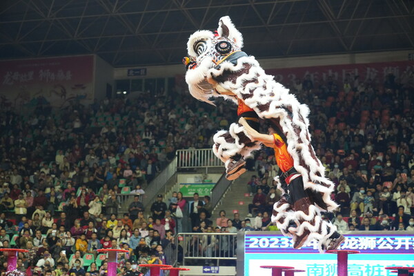 Xinhua Silk Road: 중국 남부 텅현시 대표 사자춤팀, 전국 대회 우승