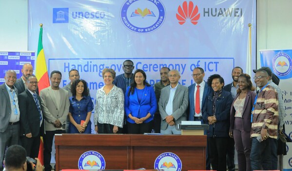 Handing-over Ceremony of ICT equipment to the Ethiopian Ministry of Education