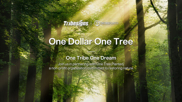 Tribesigns Partners with One Tree Planted for Environmental Initiatives