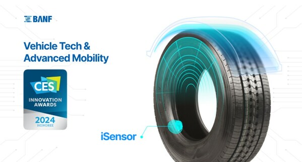 BANF, Smart Tire Sensor Company, Wins 2024 CES Innovation Award