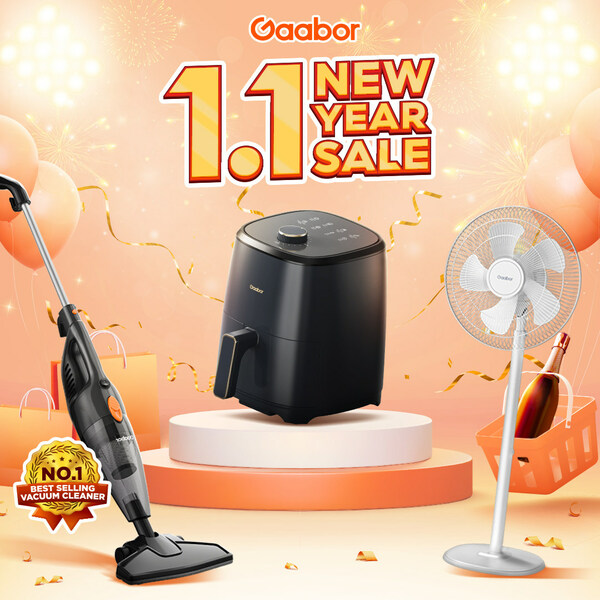 Start the New year with best buys from Gaabor's Lazada and Shopee 1.1 Sale