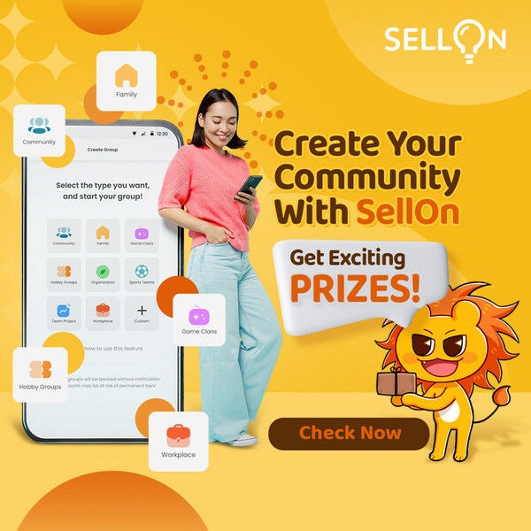 (Jakarta, 21/12) Dengan fitur terbaru ‘Club’, pengguna aplikasi SellOn dapat menemukan komunitas di sekitarnya sekaligus berkolaborasi mengembangkan dampak positif bersama dan berkesempatan meraih hadiah menarik.