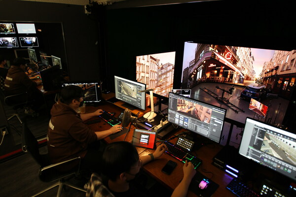 Virtual production studio D1