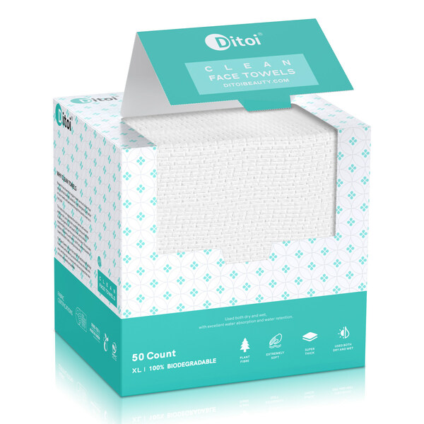 Optimize your skin cleansing process with soft, durable and safe Ditoi disposable cleaning towels.