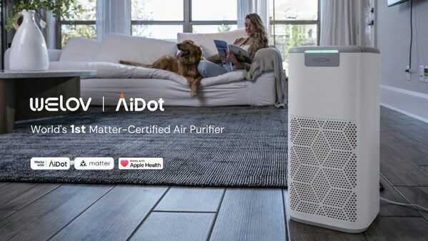 WELOV by AiDot introduces the World's First Matter-Certified Air Purifier