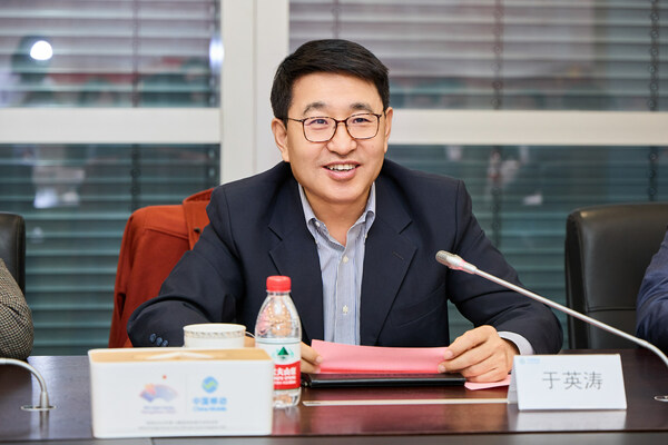 紫光股份董事长、新华三集团总裁兼首席执行官于英涛致辞