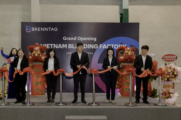 Brenntag Essentials strengthens its distribution platform in Southeast Asia by inaugurating a new mixing and blending facility in Vietnam