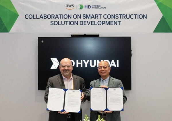 Smart Construction Future: HD Hyundai Collaborates with AWS to Pioneer Unmanned Autonomous Sites
