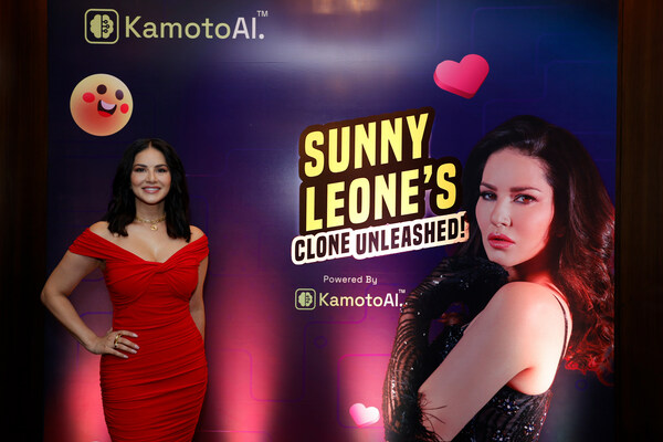 Kamoto.AI introduces the world's first licensed AI Clone; Bollywood's Sunny Leone unveils her AI Clone.