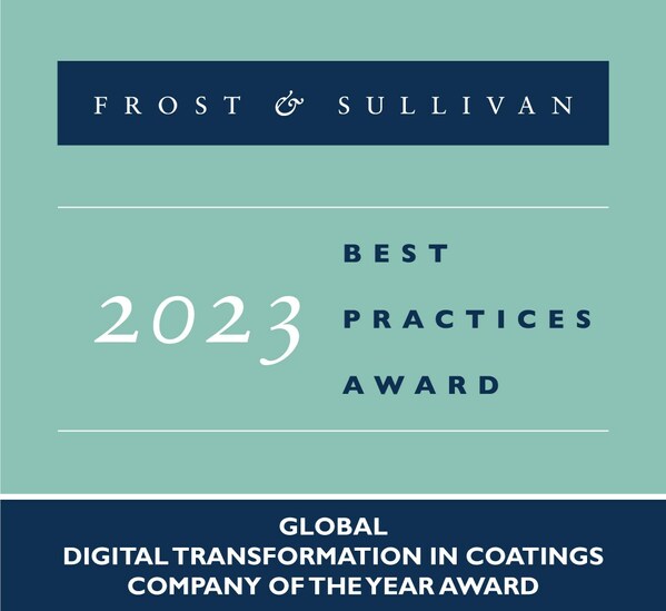 AkzoNobel Applauded by Frost & Sullivan for its commitment to pioneer digital transformation in the global paints and coatings industry