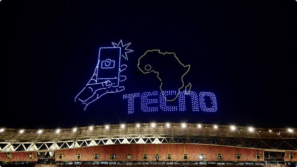 Meet Legend and Glory with TECNO: 1000 Luminous Drones Enchant The Opening Ceremony Day of the 34th AFCON
