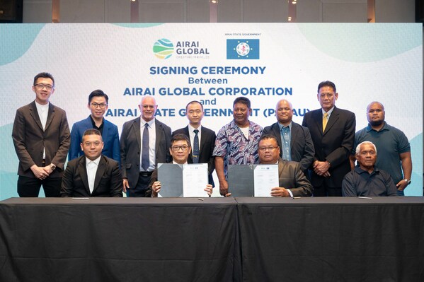 Airai Global Corporation Officially Team Up with Airai State Government Palau Joint Developed Integrated Luxuries Tourism & Modern Wellness Transformation Program