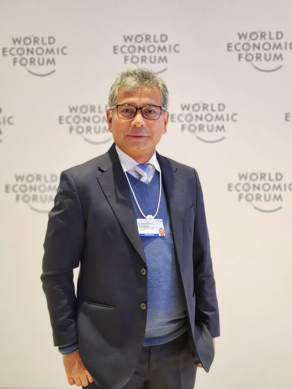 BRI總裁主任Sunarso出席在達沃斯舉行的世界經濟論壇2024年年會。