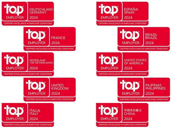 阿科玛在10个国家荣获杰出雇主认证