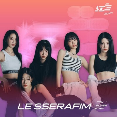 TTV Chinese New Year Special The 2024 TTV SUPER STAR   The South Korean Girl Group LE SSERAFIM Set Perform 2024 