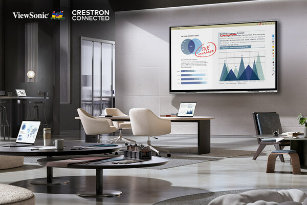 The enhanced partnership between ViewSonic and Crestron enables ease of use and efficient management of audiovisual technology.