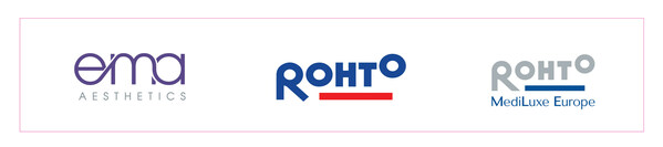 EMA Aesthetics & Rohto Logos