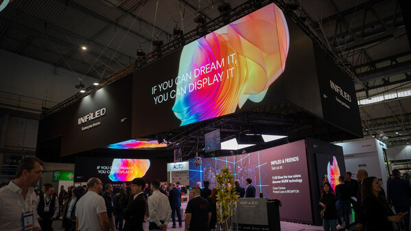 Experience the awe-inspiring showcase by INFiLED at ISE2024