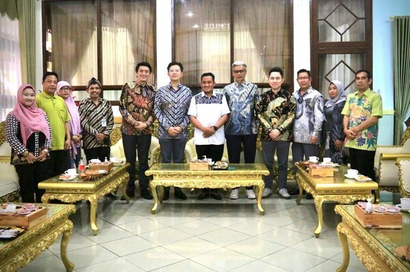 Bio Ark Global Committee Members with Mr Mansur Hidayat S.T., Regent of Pemalang