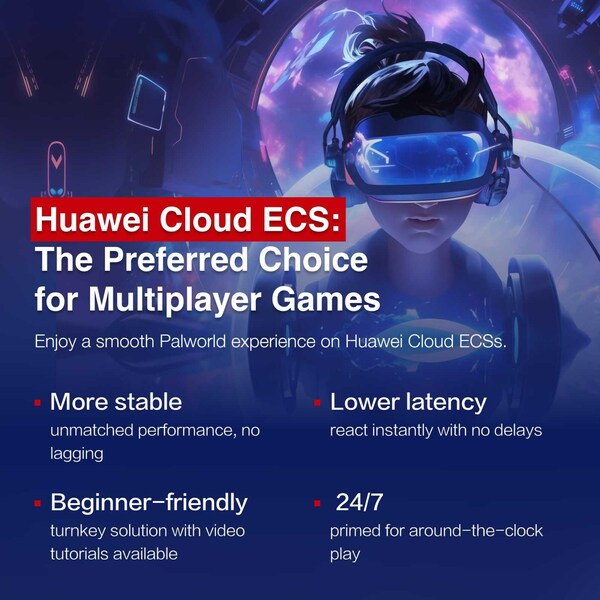 Huawei Cloud Launches Palworld-dedicated Servers with One-minute Setup