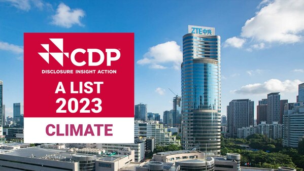 ZTEが主導的な気候変動への行動でCDP「A List」に掲載