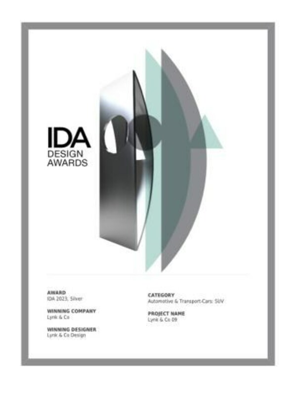 Lynk & Co giành được danh hiệu danh giá trong hạng mục SUV của IDA