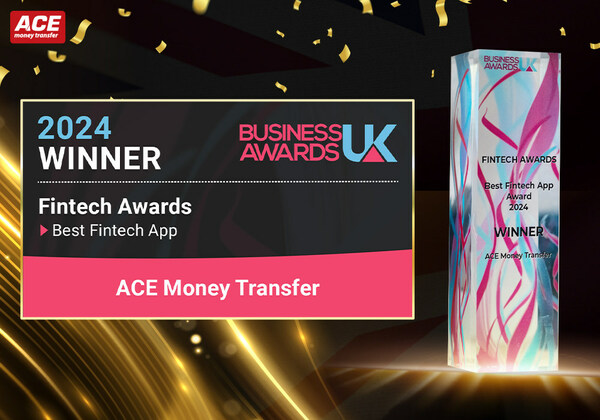 ACE Money Transfer Crowned 'Best Fintech App' by UK Business Awards 2024