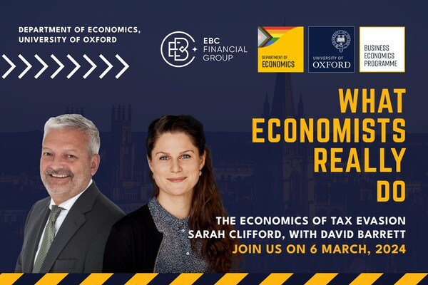 EBC Financial Group สนับสนุนงานสัมมนา ภาควิชาเศรษฐศาสตร์ของ University of Oxford ในหัวข้อ "อะไรคือสิ่งที่นักเศรษฐศาสตร์ควรทำอย่างจริงจัง"