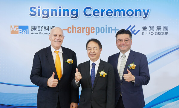 AcBel announced a significant collaboration with ChargePoint to develop EV charging solutions.