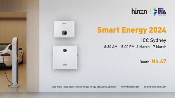 Hinen Showcasing Innovative Solutions to Drive Sustainable Energy Development at Smart Energy 2024