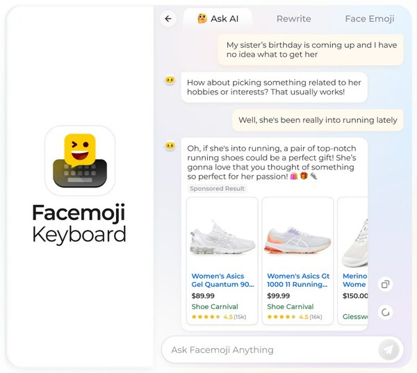 Facemoji Keyboard Collaborates With Microsoft Advertising to Provide Users With Enhanced Gen AI Experience