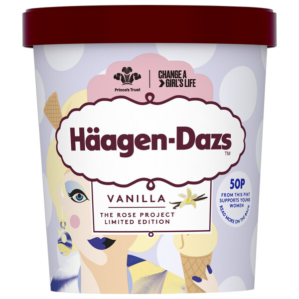 As part of Häagen-Dazs’ commitment to support women at all levels, the brand will support women's charities across the UK, Taiwan and India via bespoke RoseProject products and Shops sales