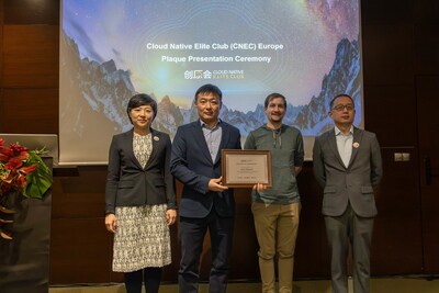 Plaque presented for the CNEC European Branch