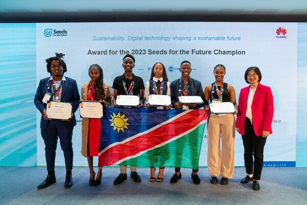 Award for the 2023 Seeds for the Future Champion (PRNewsfoto/Huawei Technologies Co., Ltd)