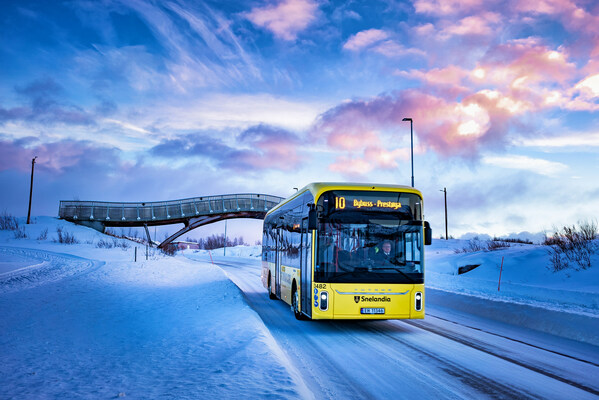 Yutong Pure Electric Buses Triumph in Extreme Cold Weather Tests in Norway (PRNewsfoto/Yutong Bus)